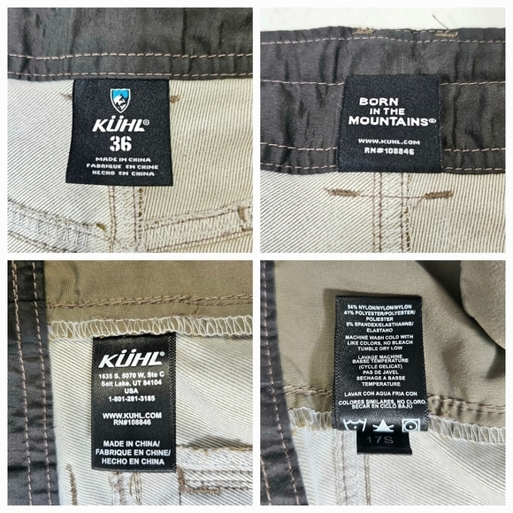 Kuhl Men's Brown  Comfy Stretchy Lightweight Hiking Outdoor Active Shorts 36 - Picture 12 of 12